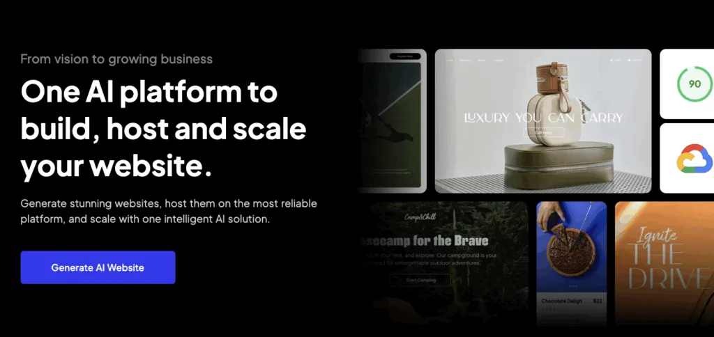 10Web is an all in one WordPress hosting and AI website building platform